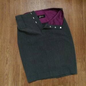 GUESS Gray Pencil Skirt - Size 26